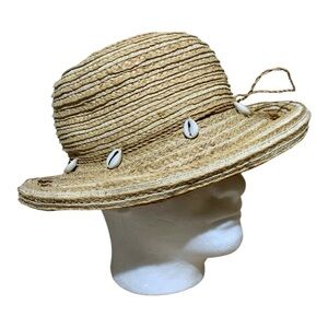 Women’s Sun/Sand Cicia Straw Up Brim Sun Hat Size Large